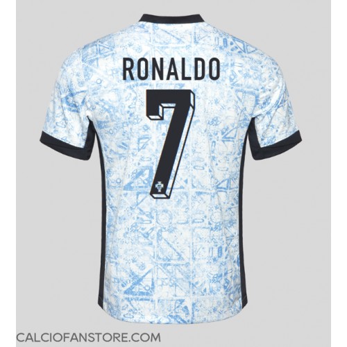 Maglia Calcio Portogallo Cristiano Ronaldo #7 Seconda Divisa Europei 2024 Manica Corta